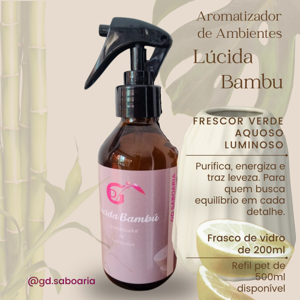 Aromatizador de Ambientes Lúcida Bambú