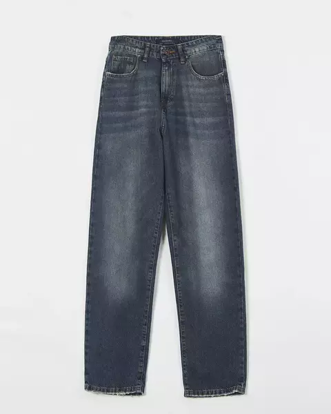 JEAN BISNIKKE MID BLUE DIRTY WANAMA