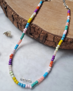 Collar Mostacillas Multicolor en internet