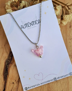 Conjunto Mariposa Rosa Claro