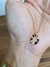 Colar Martelado Gota Vazada Ouro na internet