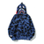 BAPE Camo Shark WGM Full-Zip Hoodie "Blue Camouflage"