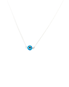 Collar de plata 925 con dije ojito