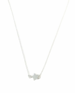 Collar con dije estrella plata 925