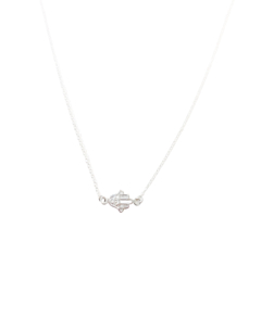 Collar de plata 925 con manito de fatima