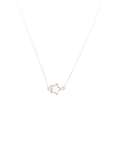 Collar de plata 925 con dije estrella