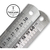 Régua de Aço Inox 30cm ou 60cm - Medição Precisa p/ Artesanato, Scrapbook e Oficina
