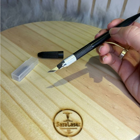 Estilete de Precisão com 12 Lâminas Extras | Ideal para Artesanato, Scrapbook e DIY