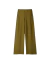Pantalón gofrado wide leg verde Bershka