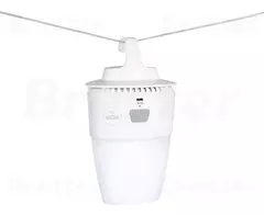 Luminária portátil recarregável com gancho 545 lumens