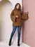 Blusa De Frio Poncho De Tricô Modal - loja online