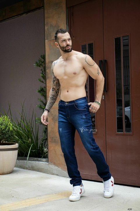 Calça Jeans Masculina com Elastano da Kaôa Jeans