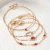 Elegante Pulseira em Corrente de Coração Oco para Mulheres - comprar online
