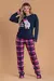 Pijama Feminino Lhama Marinho - comprar online