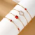 Elegante Pulseira em Corrente de Coração Oco para Mulheres - comprar online