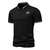 Camiseta Masculina Premiun suporte pescoço zíper decoraçaõ metade aberto pescoço T