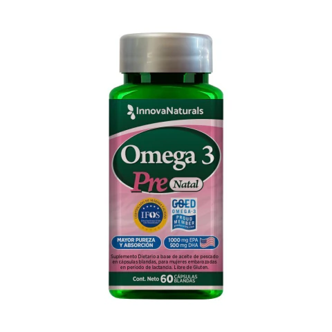 Innova Naturals - Omega 3 Fish Oil IFOS 60 caps Pre Natal