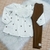 Bata flora com legging Fem