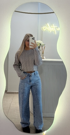 Sweater Trenzado Crop