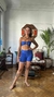 Pantalona azul marinho+ top e short - comprar online