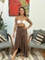 Pareô Marron + Top Branco