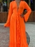 Longa Tule Laranja florescente