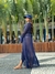Longa Tule Azul Marinho - comprar online
