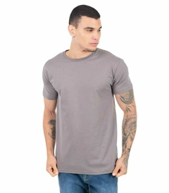CAMISETA 100% ALGODÃO PENT. - CHUMBO