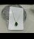 Colar Gota Verde com Zircônias em Volta - comprar online