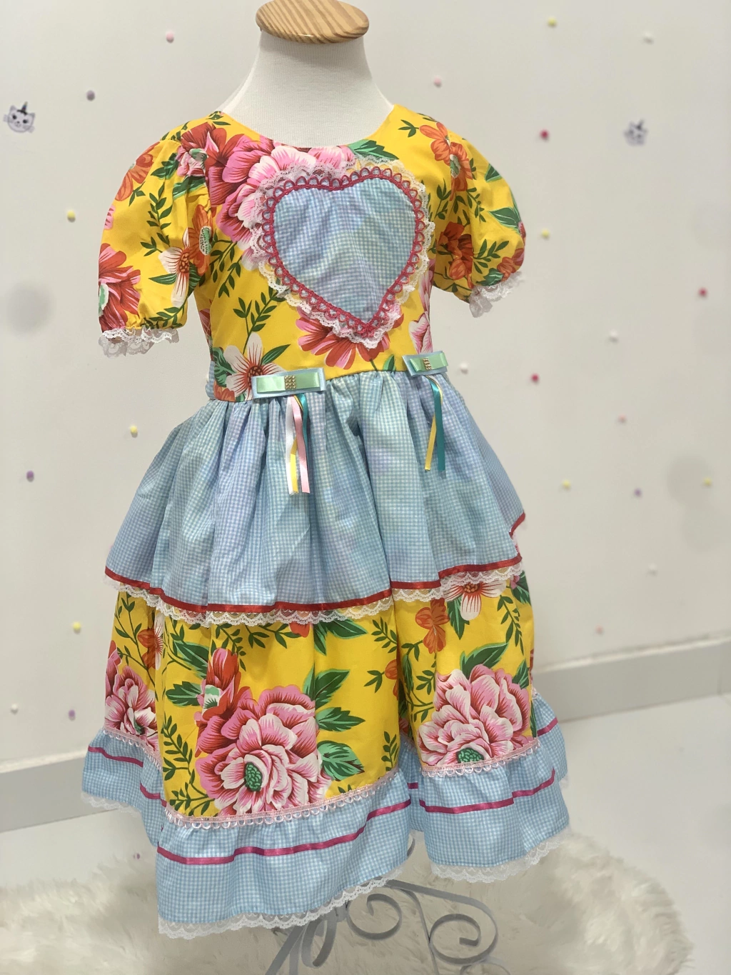 Vestido Xodó Floral Amarelo