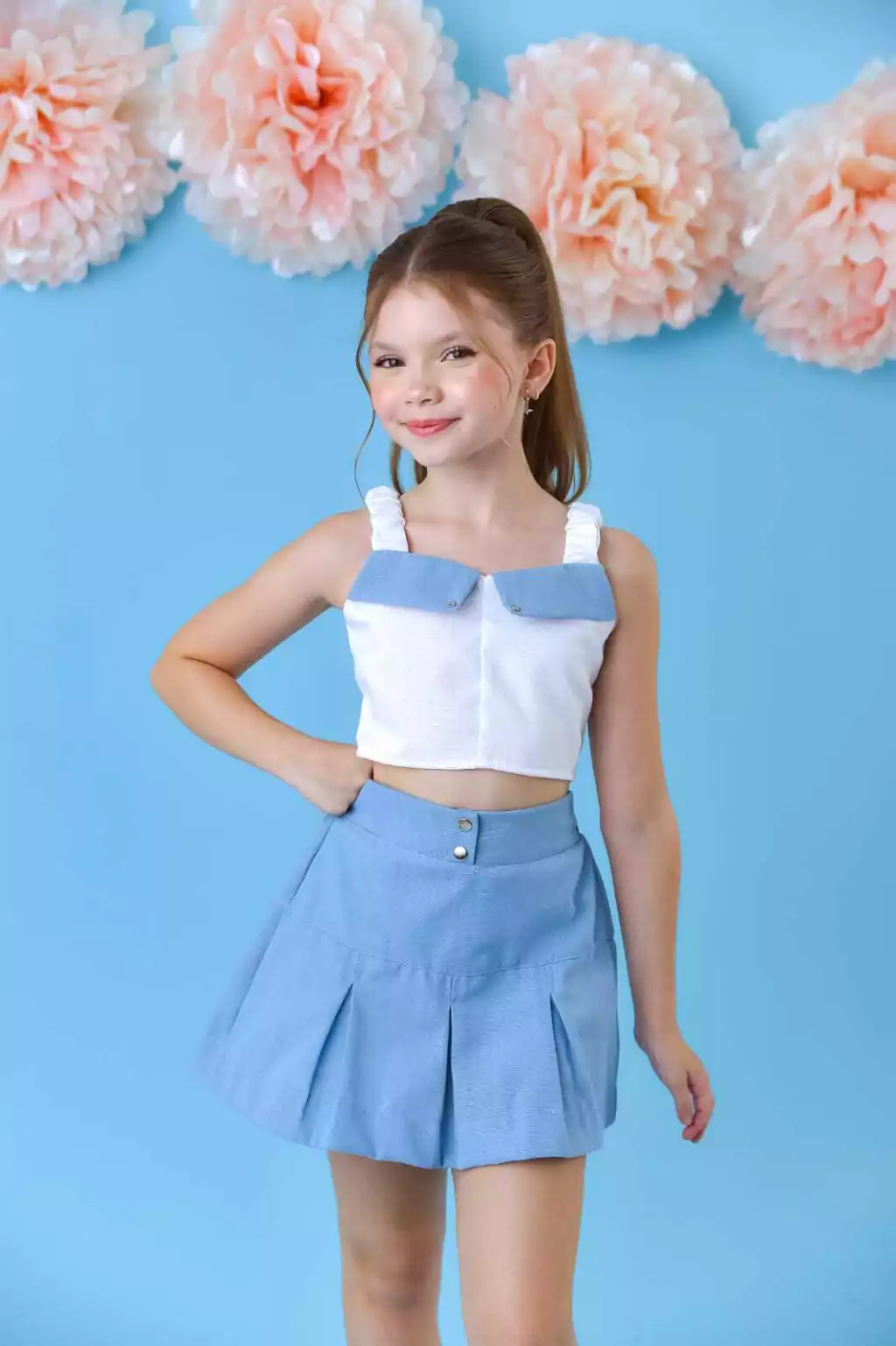 Conjunto Linho Azul Off