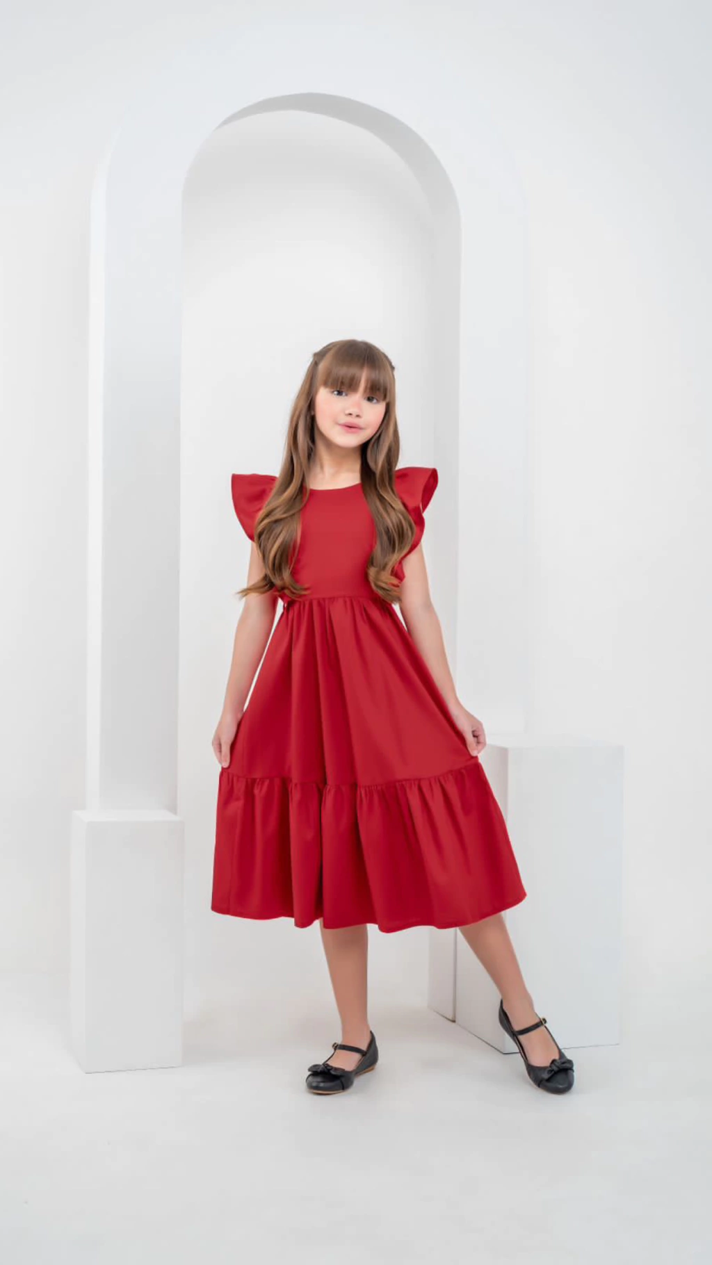 Vestido Premium Tricoline Vermelho