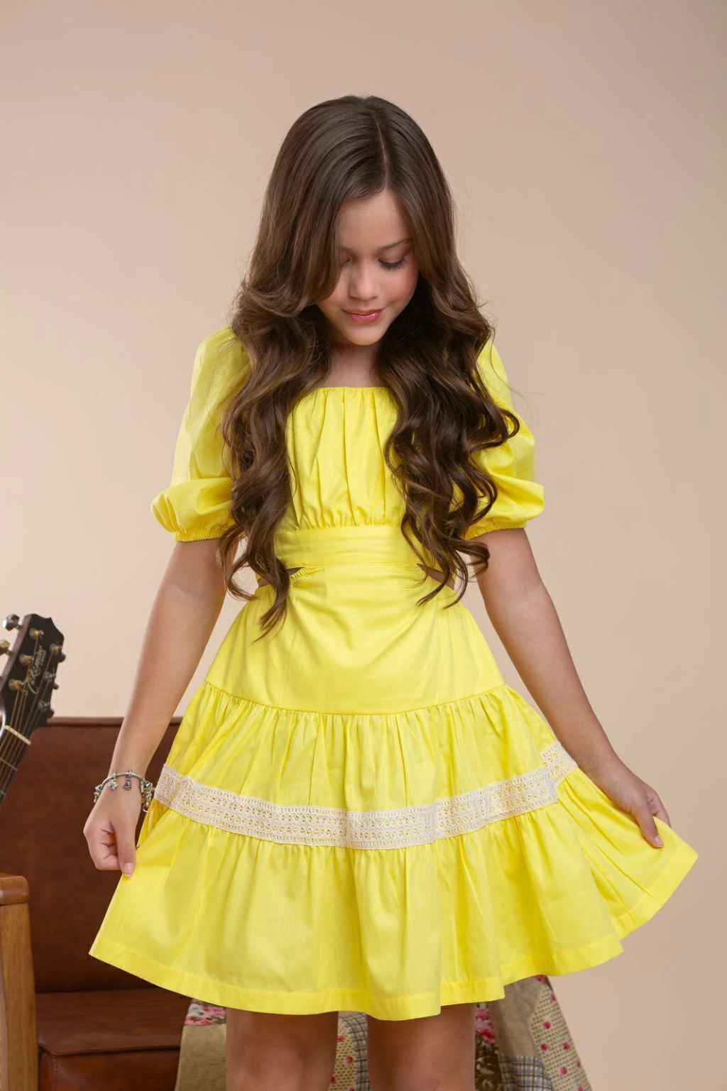 Vestido Flor Amarelo
