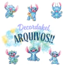 Arquivo digital stitch png aquarela - comprar online
