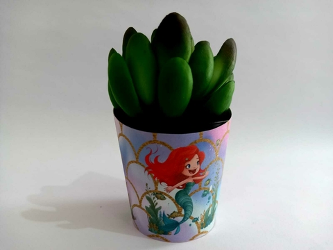 Arquivo Para Rotulo Cactos e Suculentas Tema Ariel