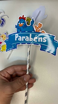 Arquivo Digital Topo Topper De Bolo Aniversário Galinha Pintadinha na internet