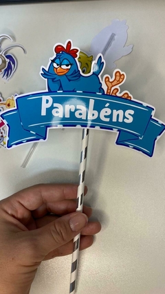 Arquivo Digital Topo Topper De Bolo Aniversário Galinha Pintadinha - Arquivos Kel