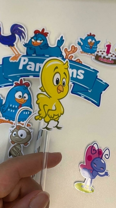 Arquivo Digital Topo Topper De Bolo Aniversário Galinha Pintadinha - loja online