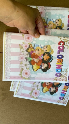 Livrinho Princesas disney Cut para colorir - loja online