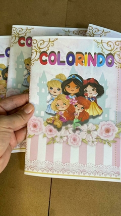 Imagem do Livrinho Princesas disney Cut para colorir