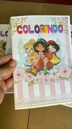 Livrinho Princesas disney Cut para colorir