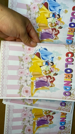 Imagem do Livrinho Princesas disney Para pintar Arquivo