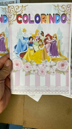 Livrinho Princesas disney Para pintar Arquivo - comprar online