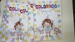 Livrinho Circo Rosa Para pintar - comprar online