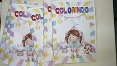 Livrinho Circo Rosa Para pintar - Arquivos Kel