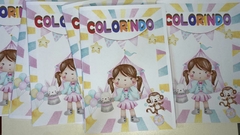 Livrinho Circo Rosa Para pintar - loja online