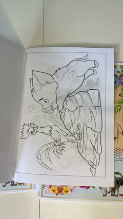 Livrinho Moana baby para colorir na internet