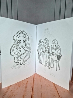Arquivo Digital Livro de Colorir Barbie