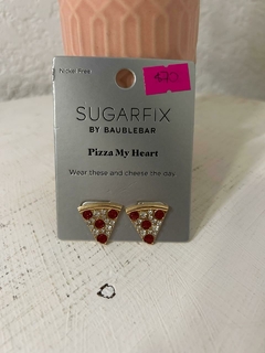 ARETES EN FORMA DE PIZZA