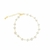 Pulseira cascalhos cristais